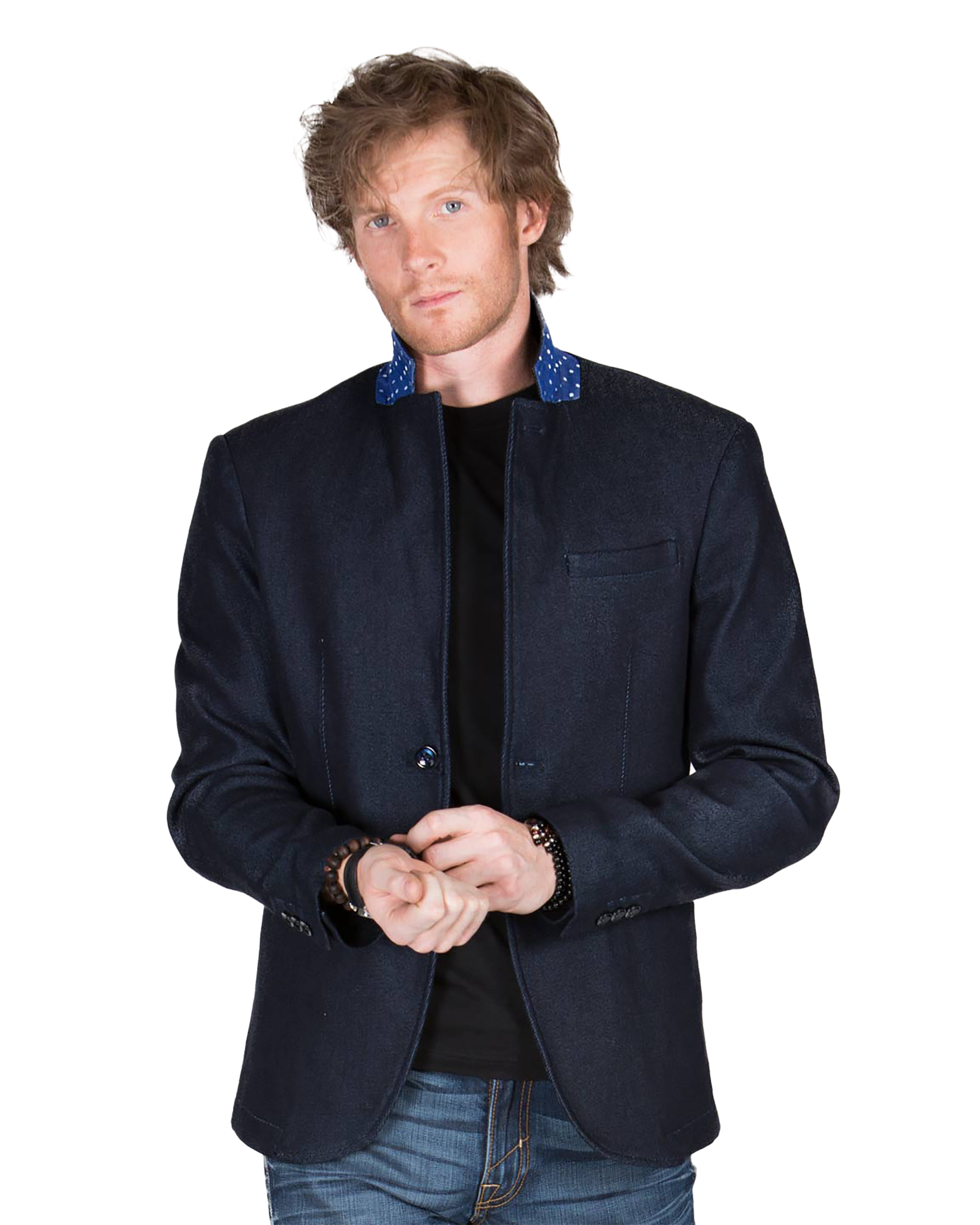 Golan Sapphire Turkish Denim Blazer