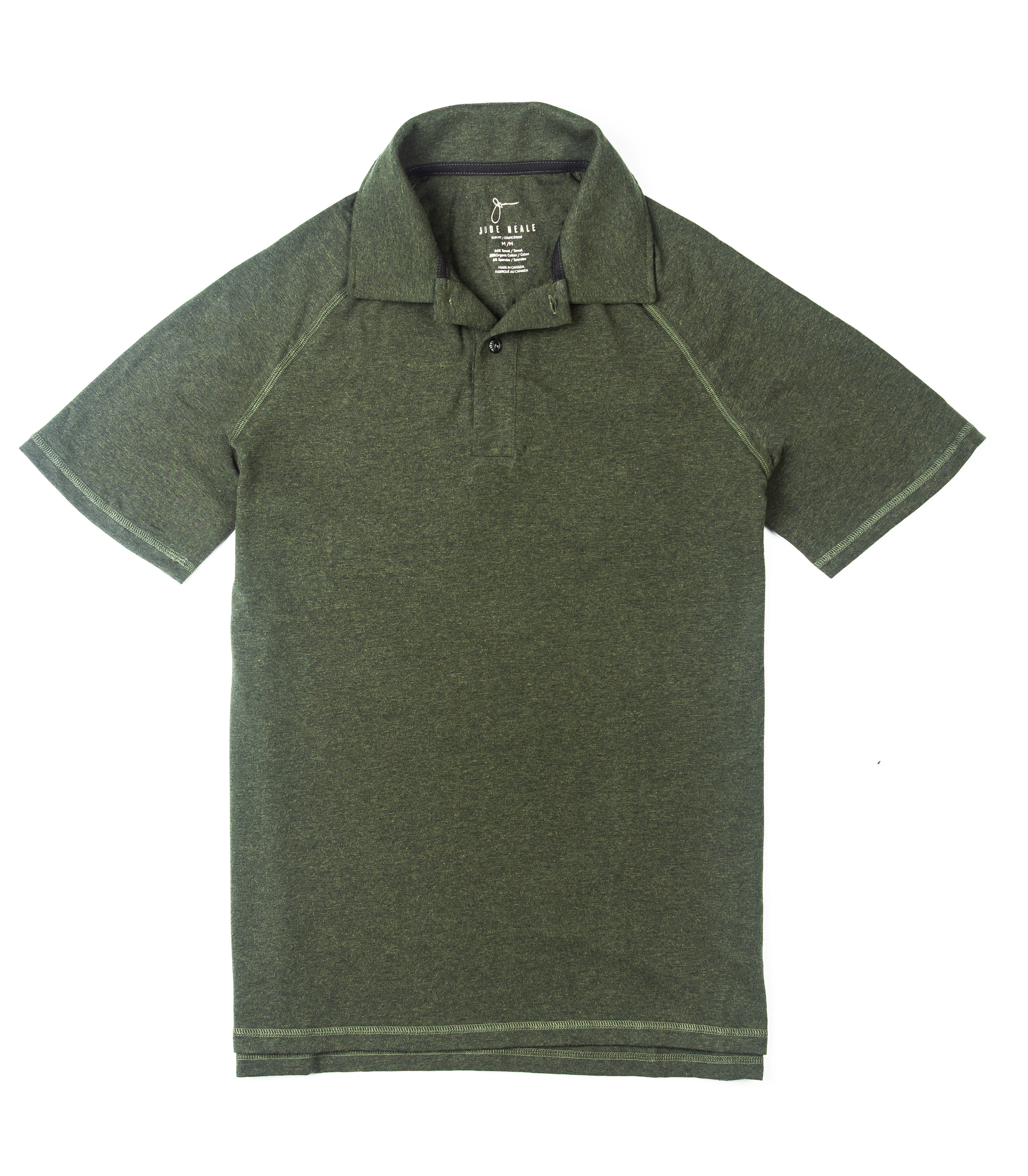 Jesse Slim Fit Polo Heather Forest