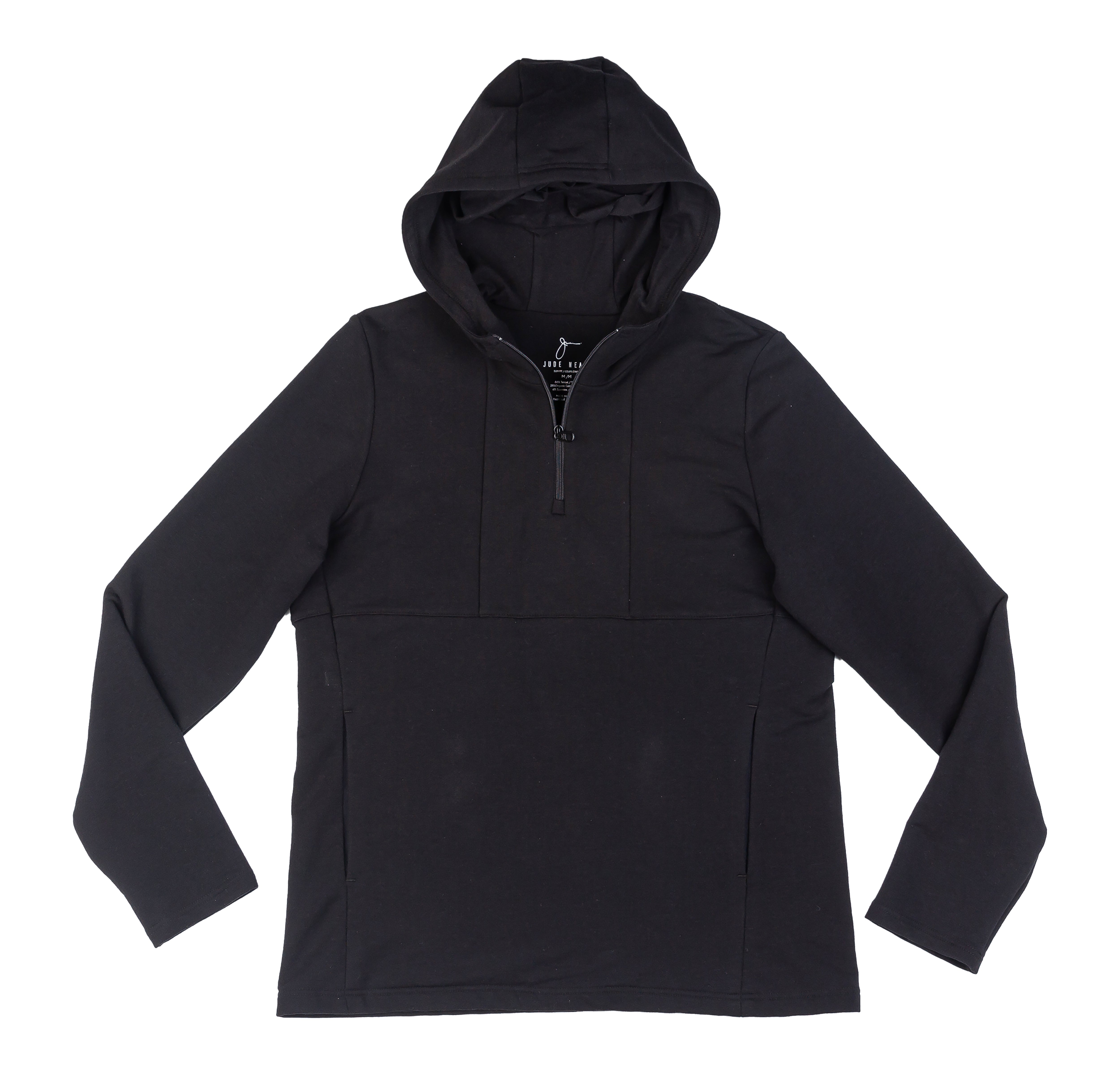 Carl Zip Fleece Shirt Black