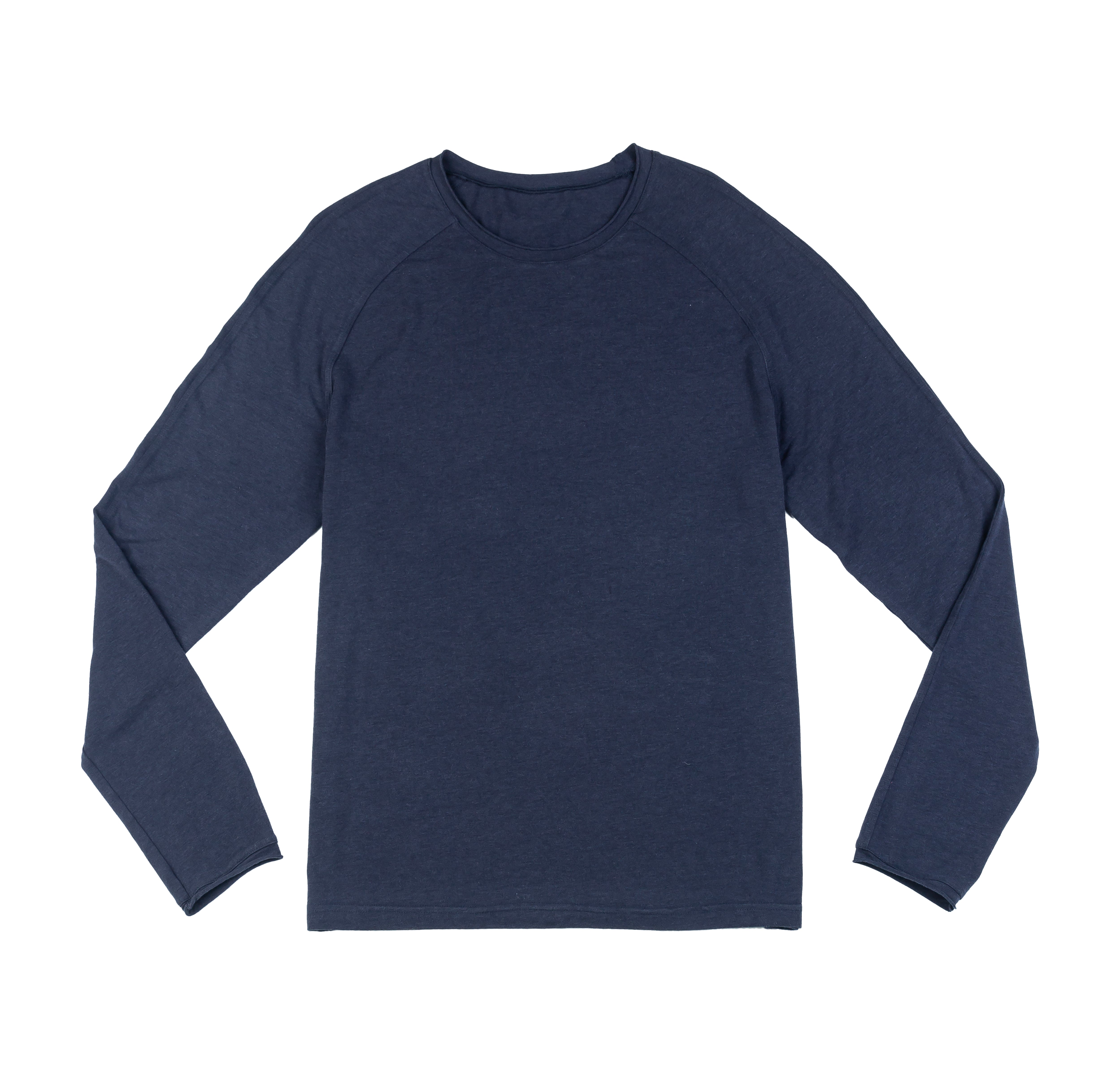 Kip Long Sleeve Slim Fit T shirt Navy