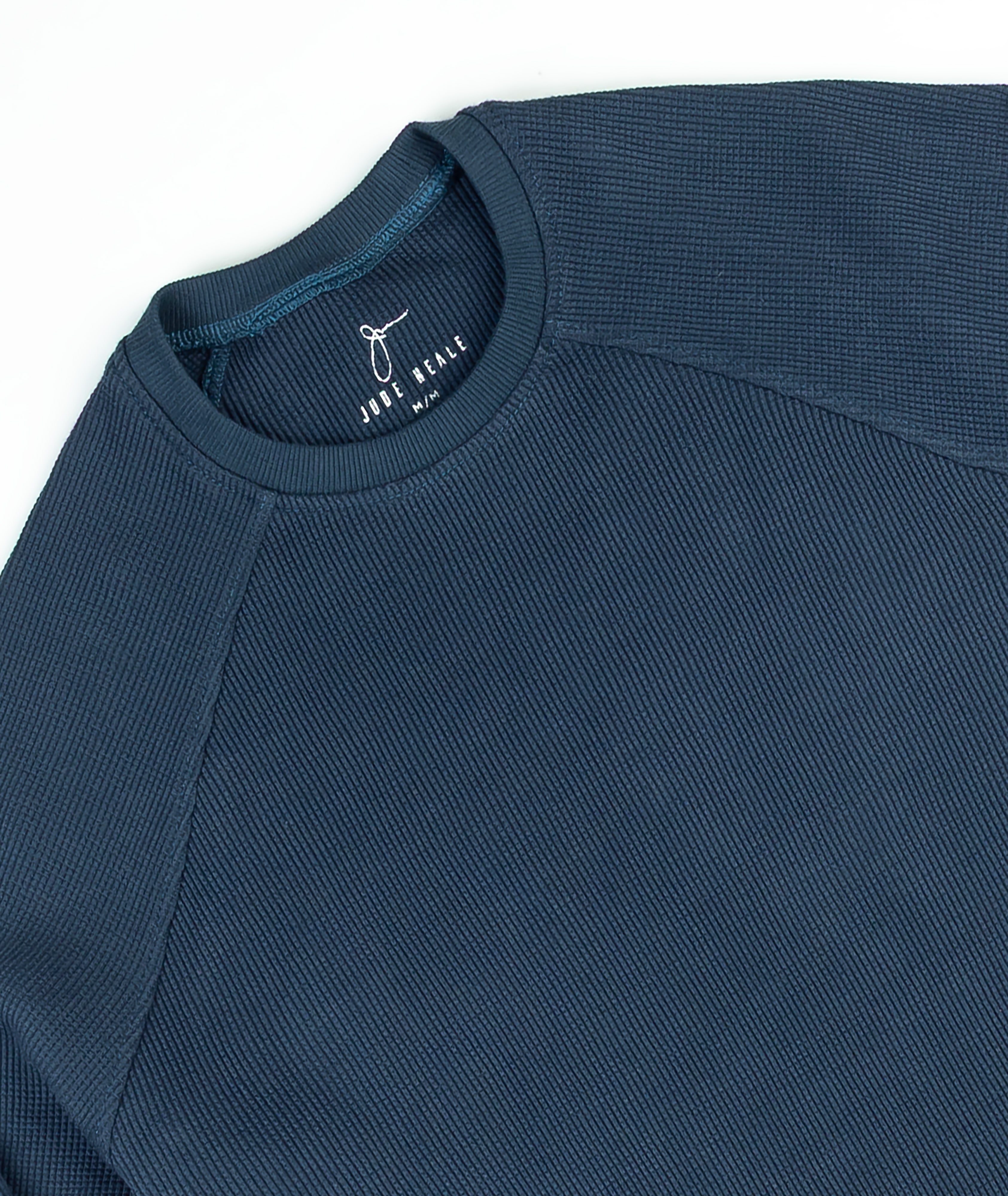 Rogan Long Sleeve Waffle Shirt Marine
