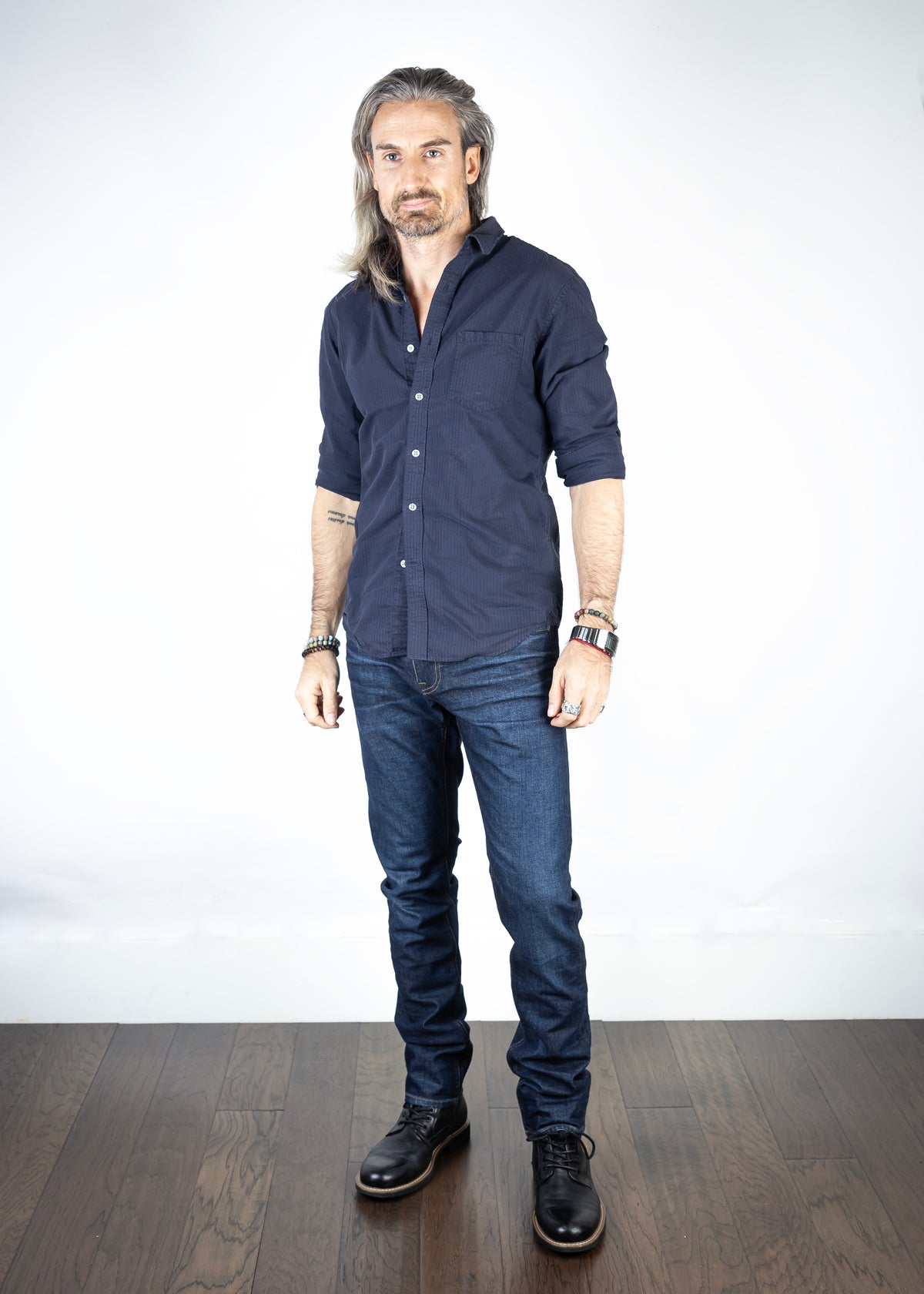 Axe Fuse Slim Straight Comfort Fit Jeans – Dark Vintage Wash | Jude Neale